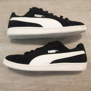Men's Shoes PUMA Soft Foam Optimal Comfort Sneakers Black Suede Lace Up Size 10